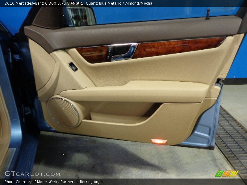 Quartz Blue Metallic / Almond/Mocha 2010 Mercedes-Benz C 300 Luxury 4Matic