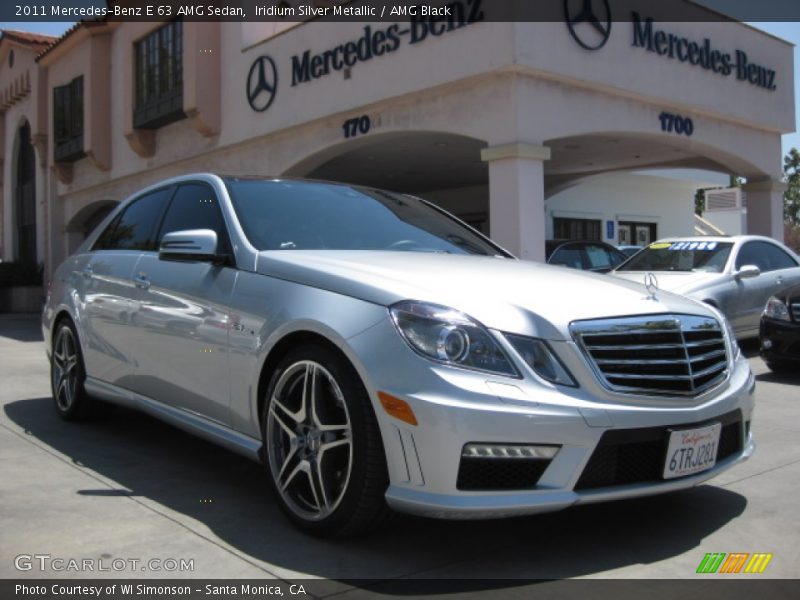 Iridium Silver Metallic / AMG Black 2011 Mercedes-Benz E 63 AMG Sedan