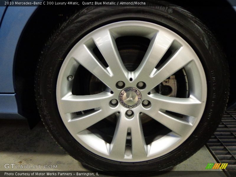 Quartz Blue Metallic / Almond/Mocha 2010 Mercedes-Benz C 300 Luxury 4Matic
