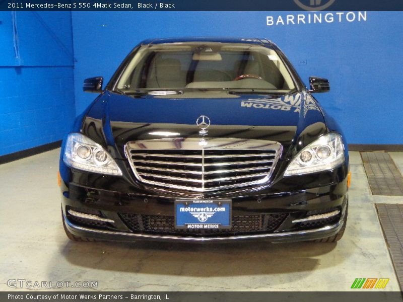 Black / Black 2011 Mercedes-Benz S 550 4Matic Sedan