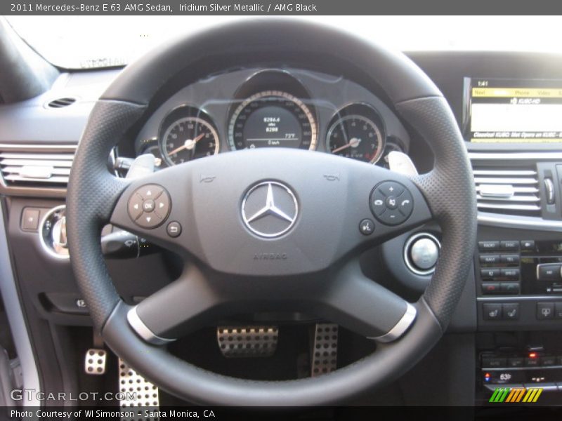  2011 E 63 AMG Sedan Steering Wheel