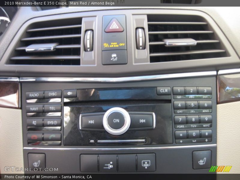 Mars Red / Almond Beige 2010 Mercedes-Benz E 350 Coupe