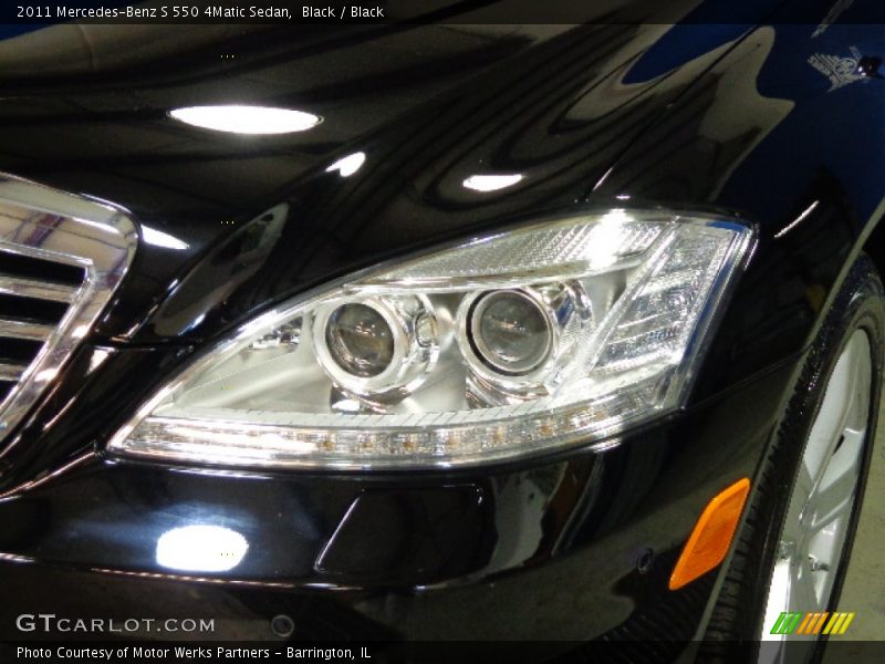 Black / Black 2011 Mercedes-Benz S 550 4Matic Sedan