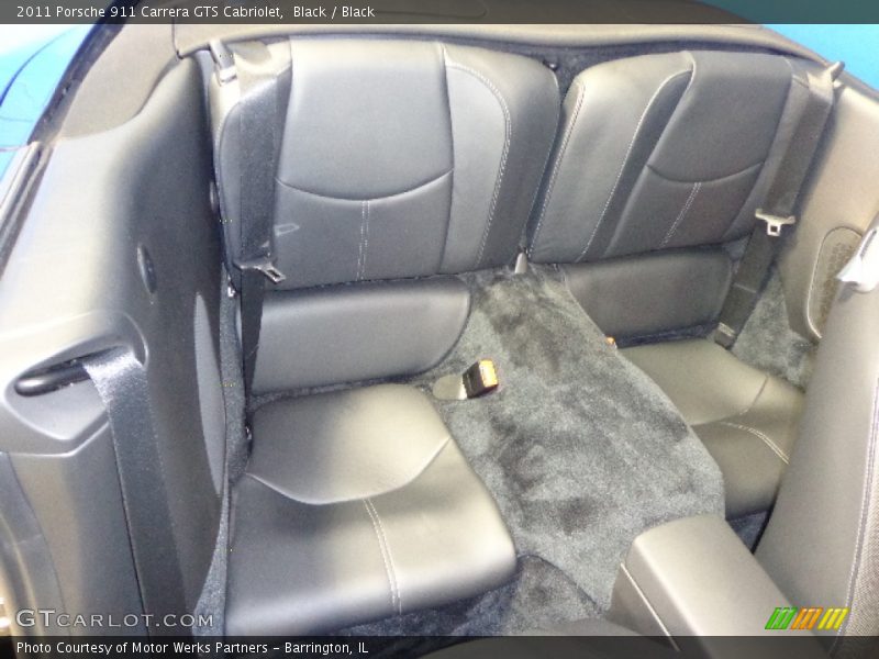 Black / Black 2011 Porsche 911 Carrera GTS Cabriolet