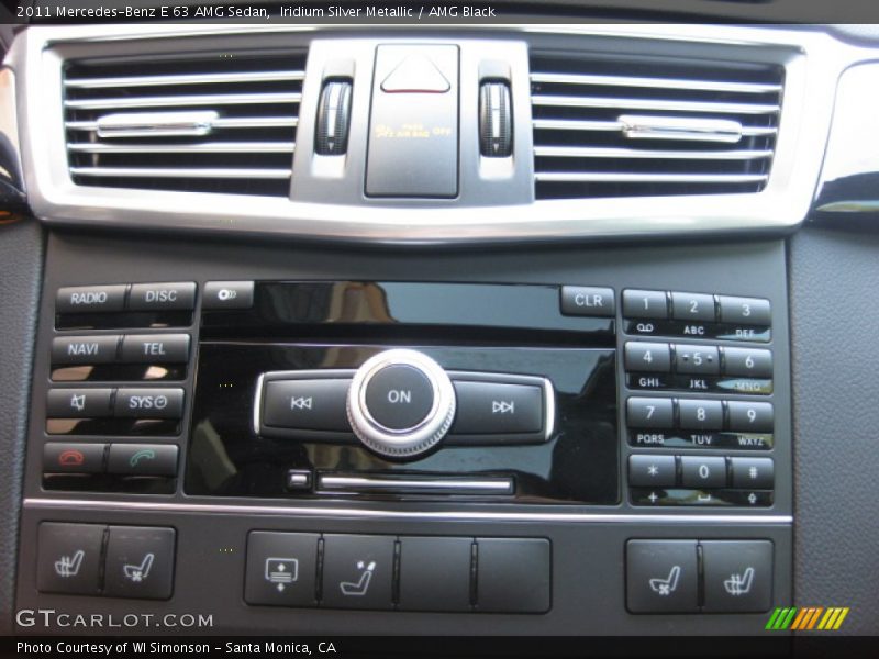 Controls of 2011 E 63 AMG Sedan