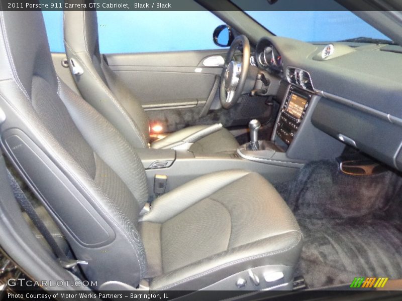 Black / Black 2011 Porsche 911 Carrera GTS Cabriolet