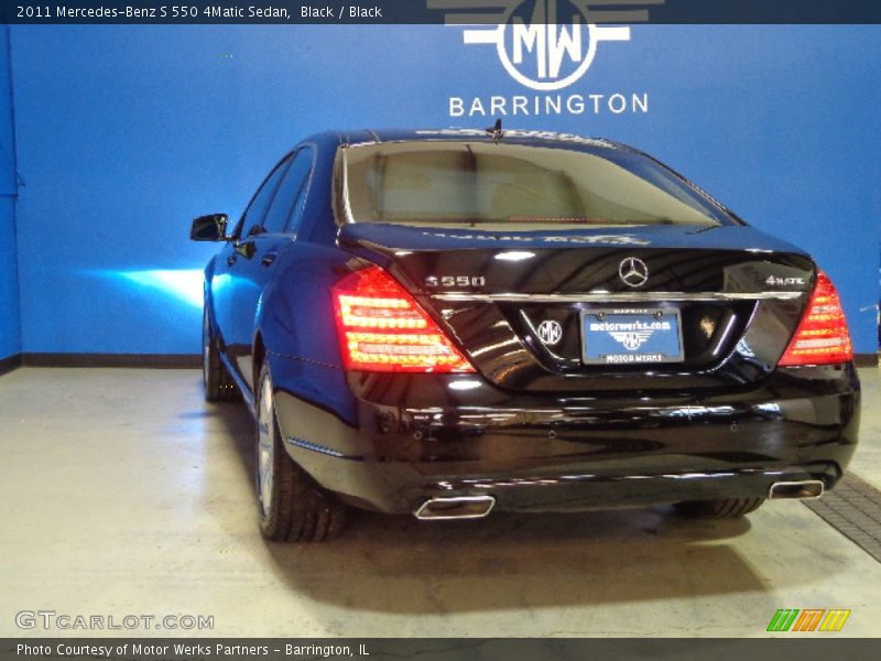 Black / Black 2011 Mercedes-Benz S 550 4Matic Sedan
