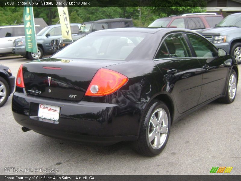 Black / Ebony Black 2008 Pontiac G6 GT Sedan