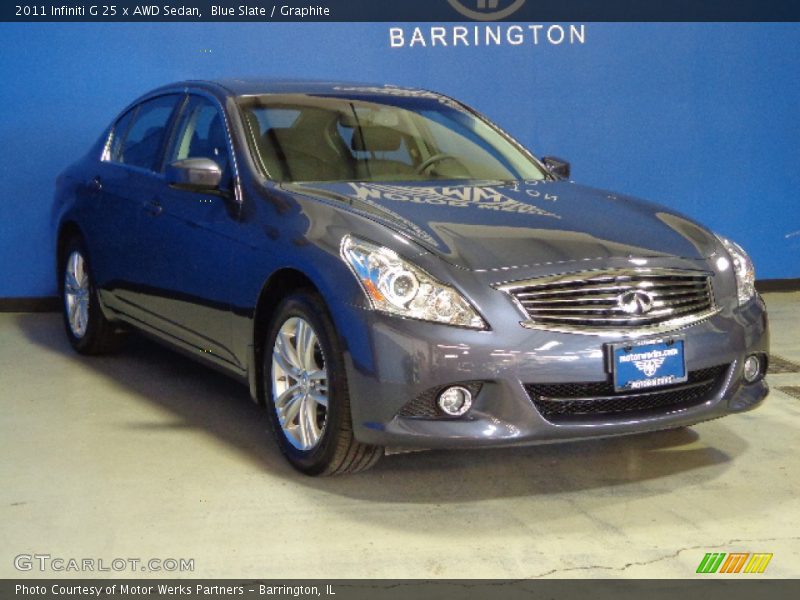 Blue Slate / Graphite 2011 Infiniti G 25 x AWD Sedan