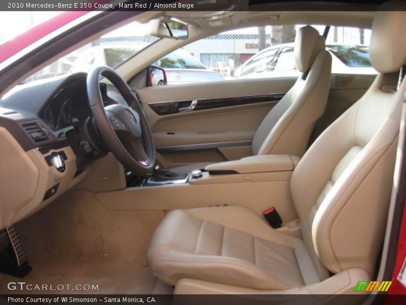 Mars Red / Almond Beige 2010 Mercedes-Benz E 350 Coupe