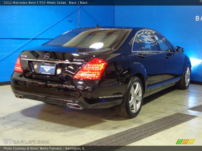 Black / Black 2011 Mercedes-Benz S 550 4Matic Sedan