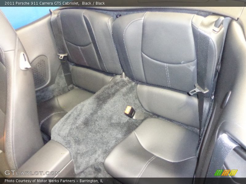 Rear Seat of 2011 911 Carrera GTS Cabriolet