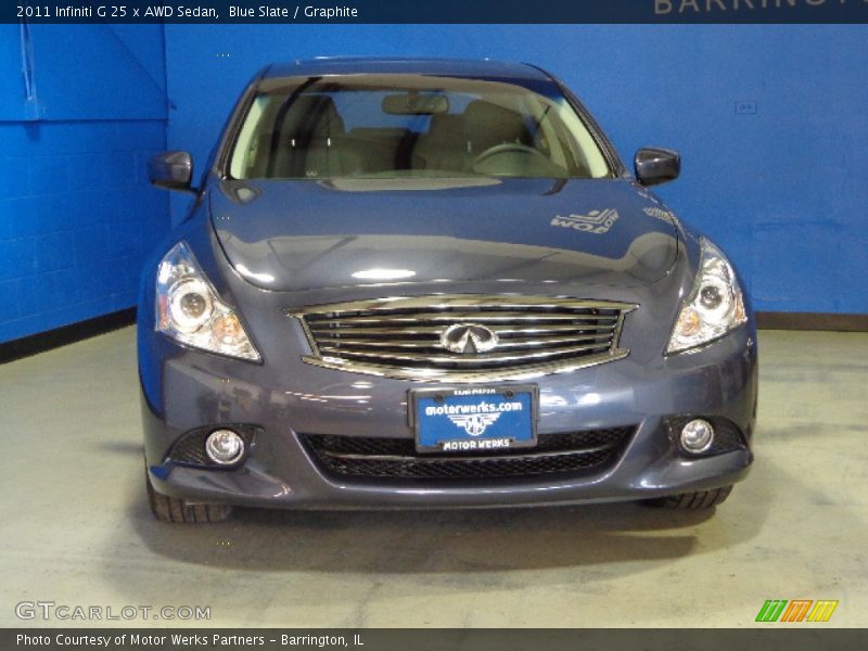 Blue Slate / Graphite 2011 Infiniti G 25 x AWD Sedan