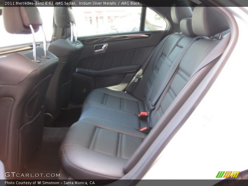 Rear Seat of 2011 E 63 AMG Sedan