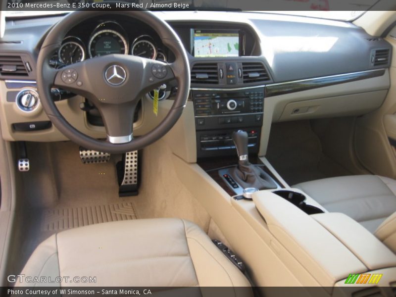 Mars Red / Almond Beige 2010 Mercedes-Benz E 350 Coupe