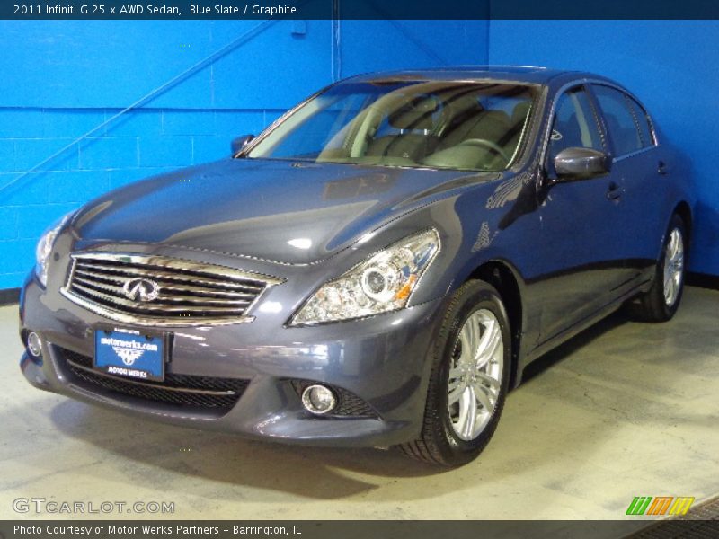 Blue Slate / Graphite 2011 Infiniti G 25 x AWD Sedan