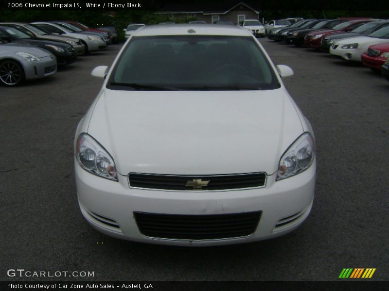 White / Ebony Black 2006 Chevrolet Impala LS