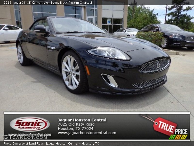 Ebony Black / Warm Charcoal 2013 Jaguar XK XK Convertible