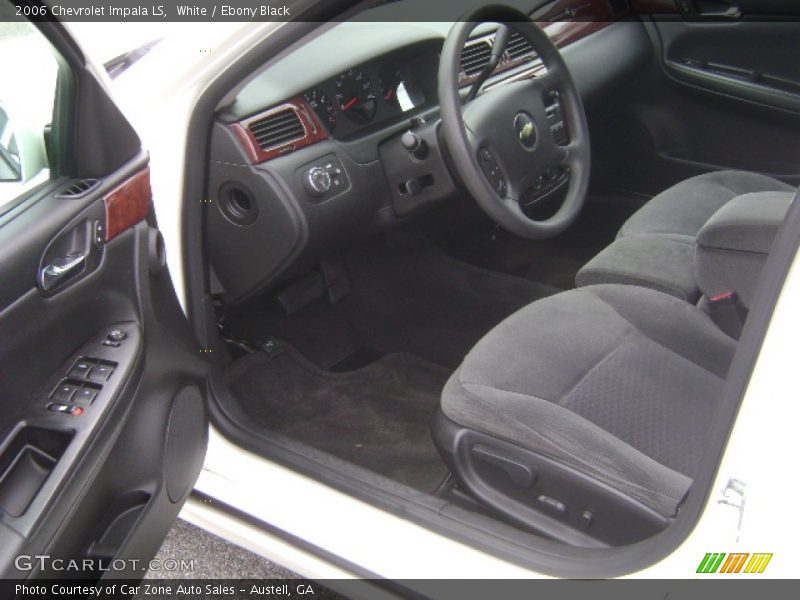 White / Ebony Black 2006 Chevrolet Impala LS