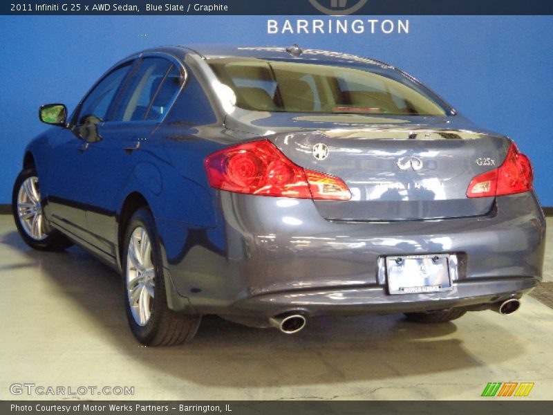 Blue Slate / Graphite 2011 Infiniti G 25 x AWD Sedan