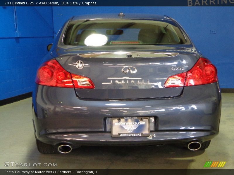 Blue Slate / Graphite 2011 Infiniti G 25 x AWD Sedan