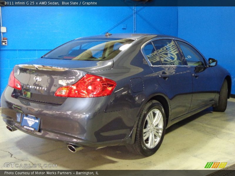 Blue Slate / Graphite 2011 Infiniti G 25 x AWD Sedan