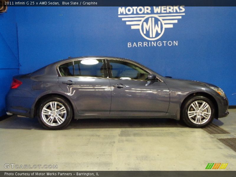 Blue Slate / Graphite 2011 Infiniti G 25 x AWD Sedan