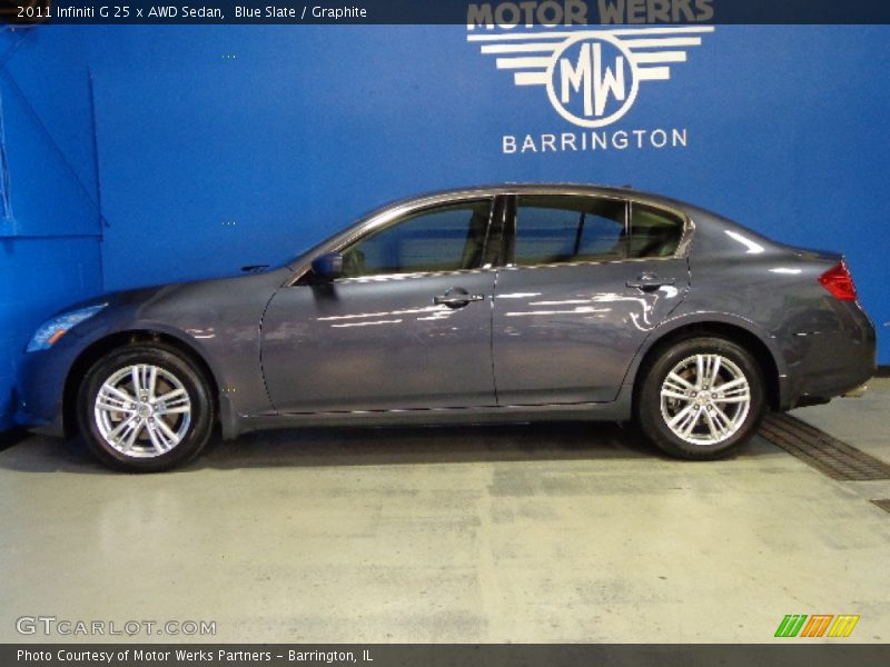 Blue Slate / Graphite 2011 Infiniti G 25 x AWD Sedan