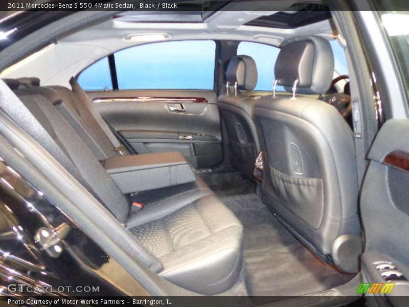 Black / Black 2011 Mercedes-Benz S 550 4Matic Sedan