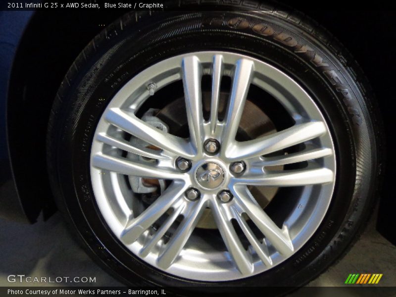 Blue Slate / Graphite 2011 Infiniti G 25 x AWD Sedan
