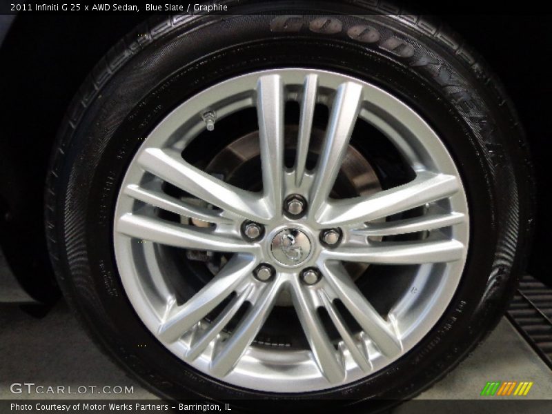 Blue Slate / Graphite 2011 Infiniti G 25 x AWD Sedan