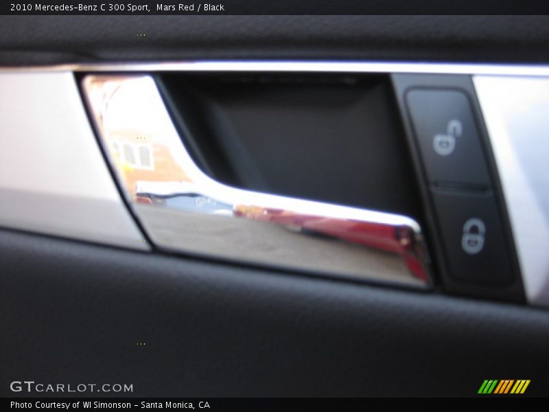Mars Red / Black 2010 Mercedes-Benz C 300 Sport