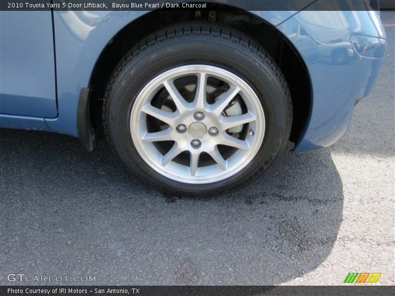 Bayou Blue Pearl / Dark Charcoal 2010 Toyota Yaris 5 Door Liftback