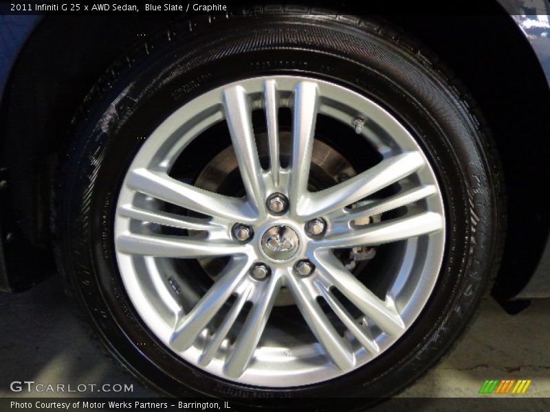 Blue Slate / Graphite 2011 Infiniti G 25 x AWD Sedan