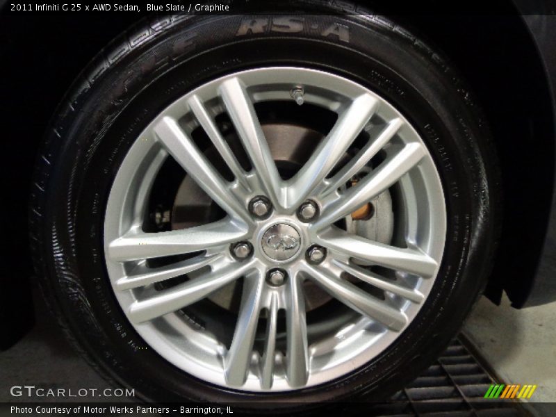 Blue Slate / Graphite 2011 Infiniti G 25 x AWD Sedan
