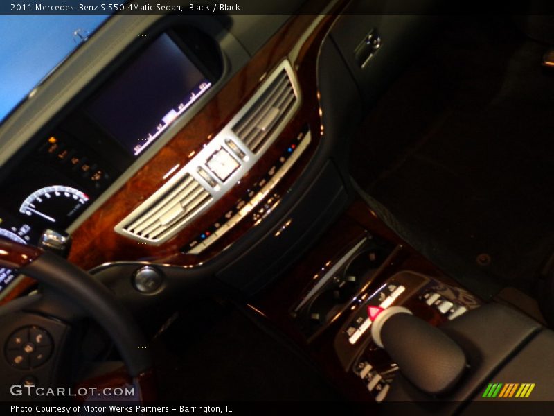 Black / Black 2011 Mercedes-Benz S 550 4Matic Sedan