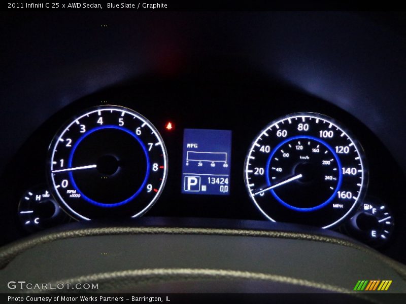 Blue Slate / Graphite 2011 Infiniti G 25 x AWD Sedan