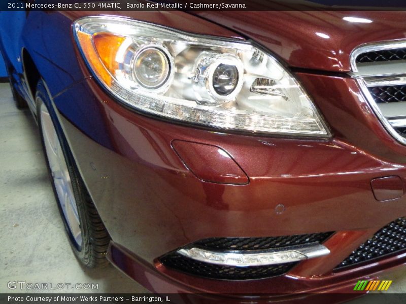 Barolo Red Metallic / Cashmere/Savanna 2011 Mercedes-Benz CL 550 4MATIC