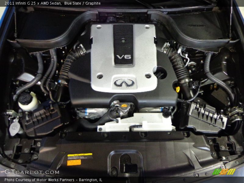 Blue Slate / Graphite 2011 Infiniti G 25 x AWD Sedan