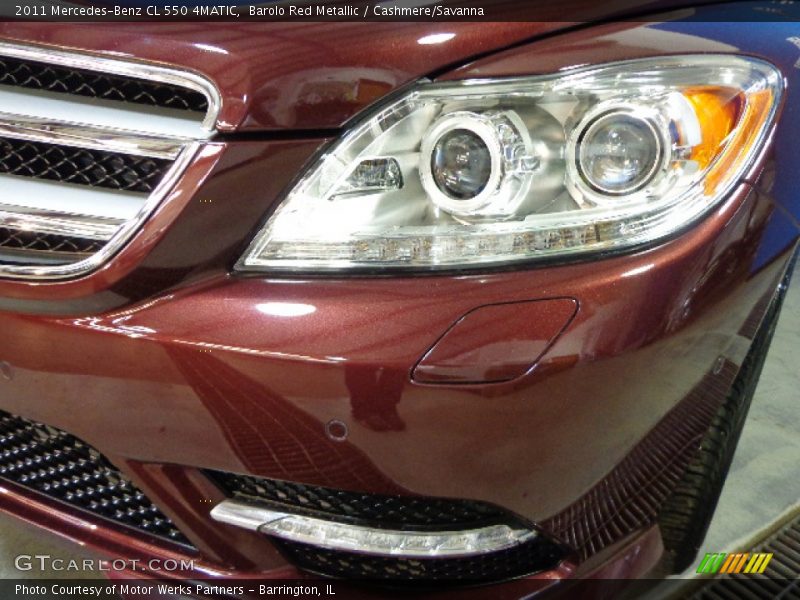 Barolo Red Metallic / Cashmere/Savanna 2011 Mercedes-Benz CL 550 4MATIC