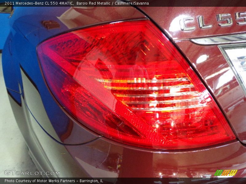 Barolo Red Metallic / Cashmere/Savanna 2011 Mercedes-Benz CL 550 4MATIC