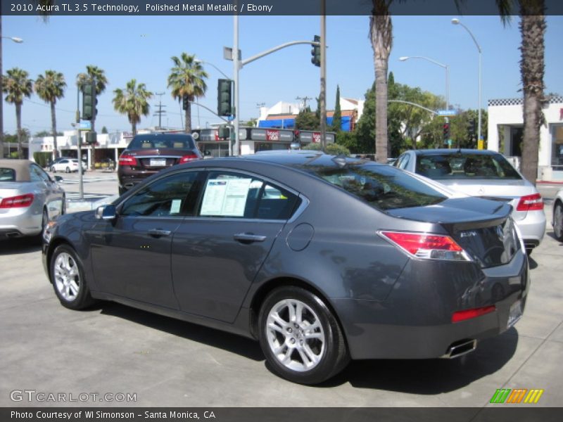Polished Metal Metallic / Ebony 2010 Acura TL 3.5 Technology