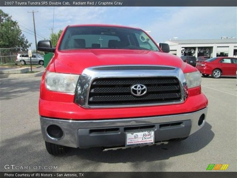 Radiant Red / Graphite Gray 2007 Toyota Tundra SR5 Double Cab