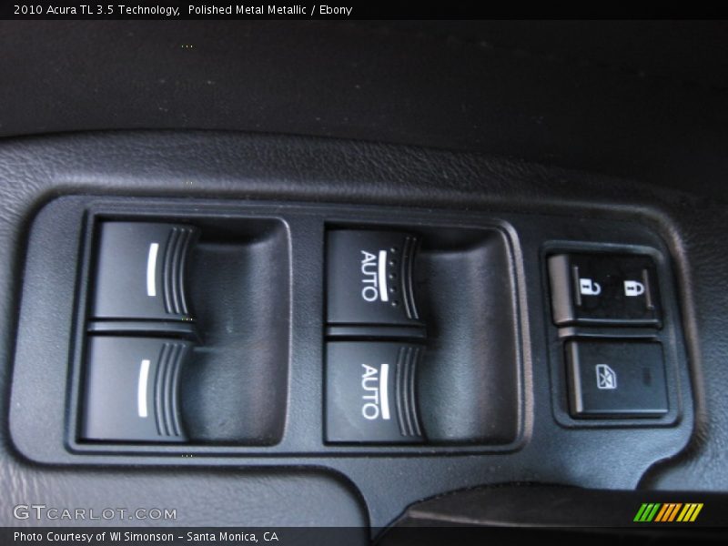 Polished Metal Metallic / Ebony 2010 Acura TL 3.5 Technology