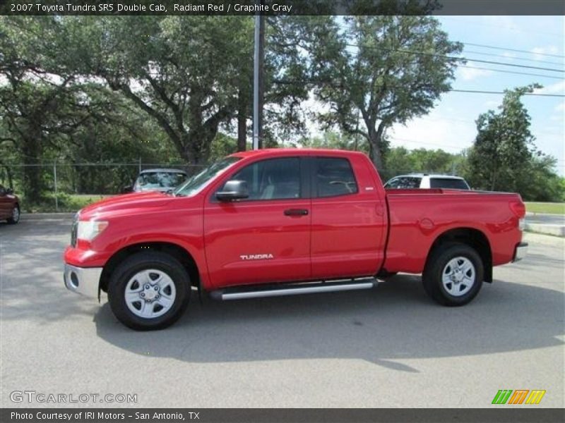 Radiant Red / Graphite Gray 2007 Toyota Tundra SR5 Double Cab