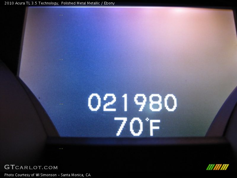 Polished Metal Metallic / Ebony 2010 Acura TL 3.5 Technology