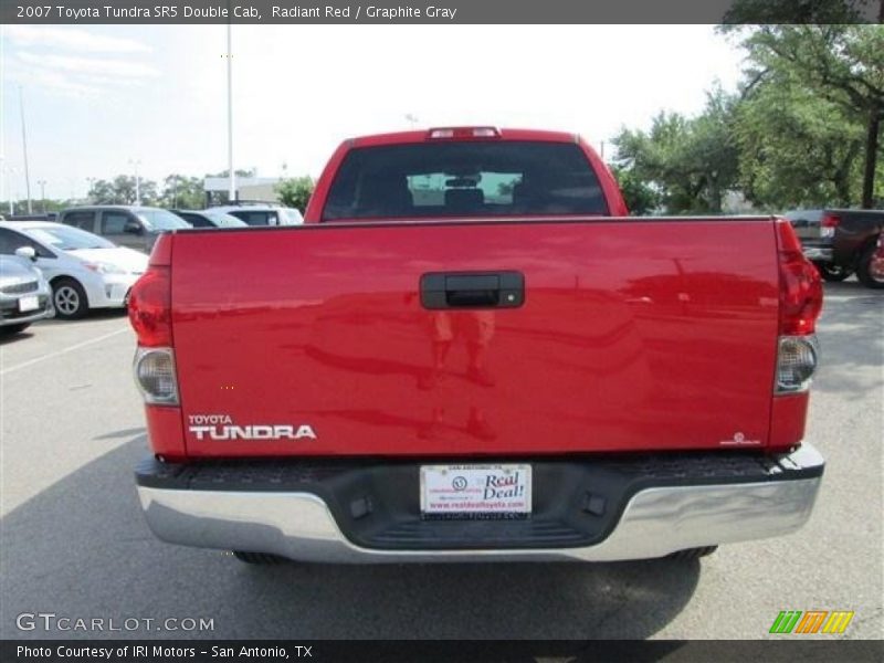 Radiant Red / Graphite Gray 2007 Toyota Tundra SR5 Double Cab