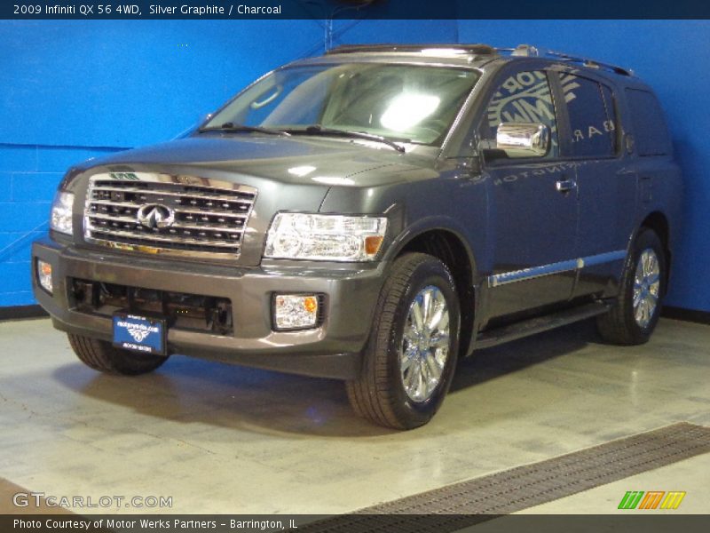 Silver Graphite / Charcoal 2009 Infiniti QX 56 4WD