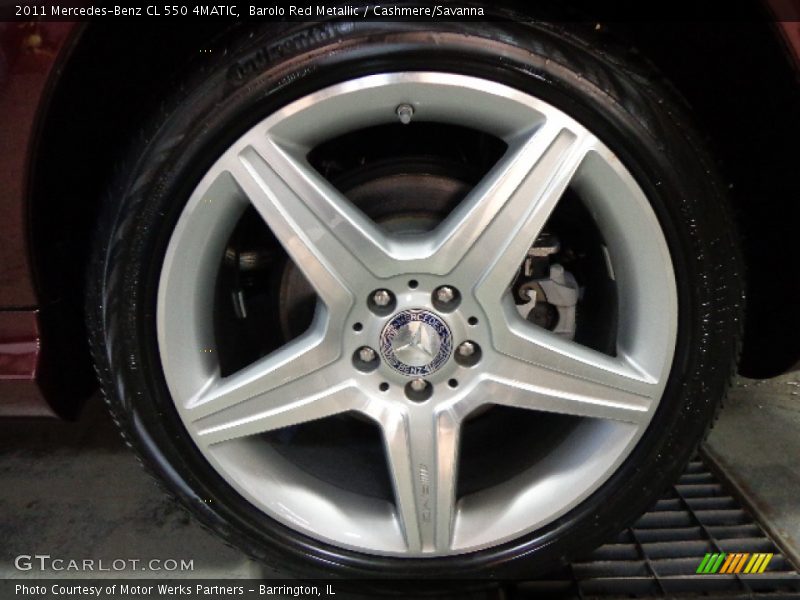 Barolo Red Metallic / Cashmere/Savanna 2011 Mercedes-Benz CL 550 4MATIC