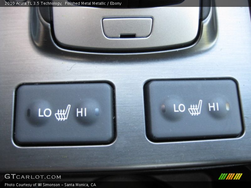 Polished Metal Metallic / Ebony 2010 Acura TL 3.5 Technology